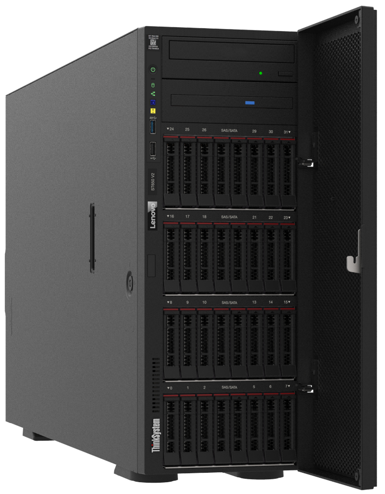 Сервер Lenovo ThinkSystem ST650 V2 (7Z74A02TEA). Фиксированная комплектация сервера
