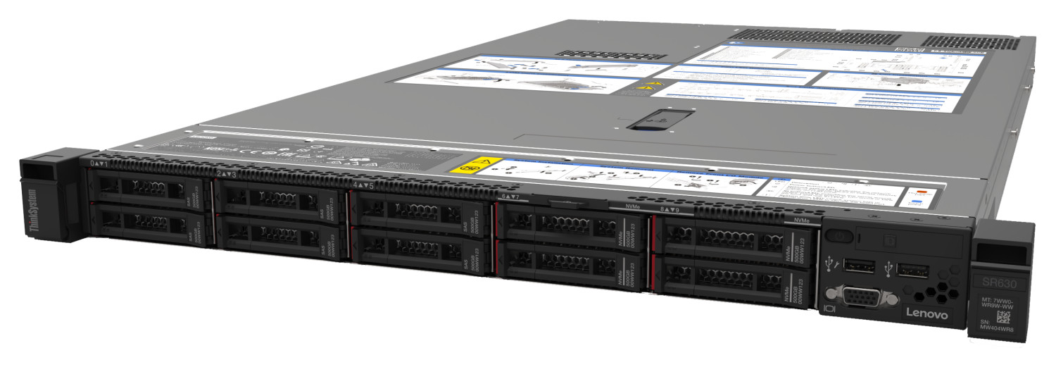 Сервер Lenovo ThinkSystem SR630 (7X02CTOLWW). Конфигурируемая комплектация сервера