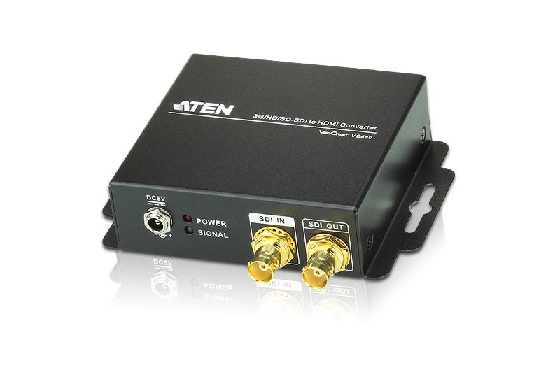 Конвертер интерфейса 3G/SDI-HDMI с поддержкой звука  ATEN VC480