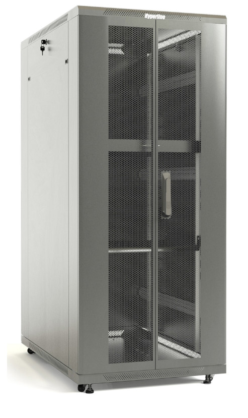 Шкаф напольный Hyperline 19* TTB-4761-DD-RAL7035