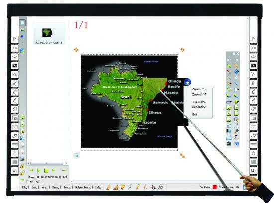 Интерактивная оптическая доска ScreenMedia OP-78