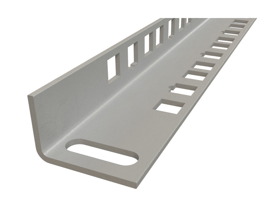 Монтажный профиль Hyperline высотой 9U, для шкафов TWB / TWL, CPR19-9U-RAL7035