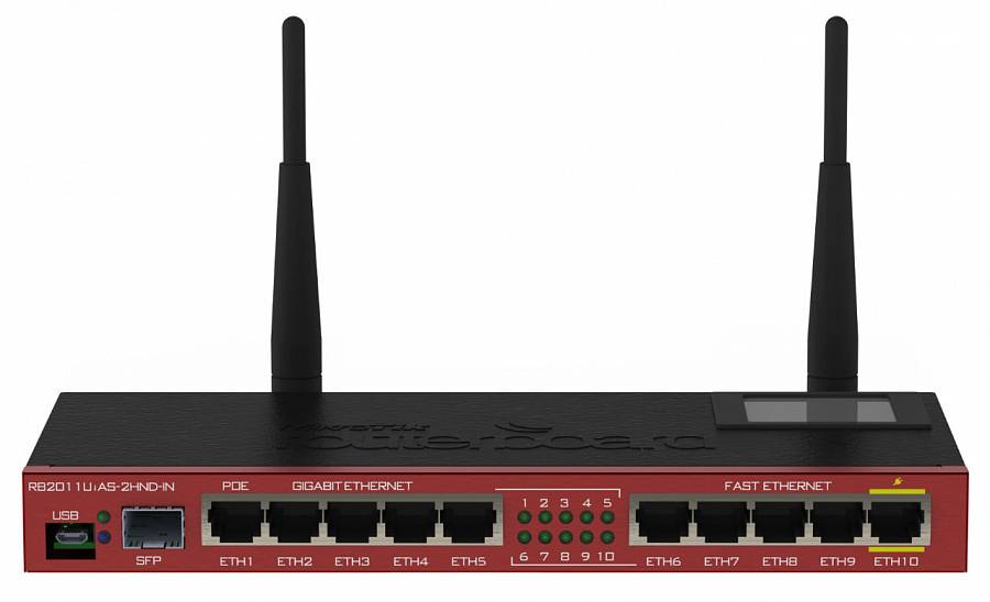 Роутер MikroTik RB2011UiAS-2HnD-IN
