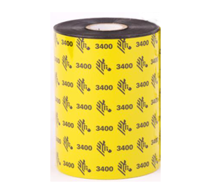 Расходные материалы Zebra Technologies 3400 High Performance Wax Resin Black