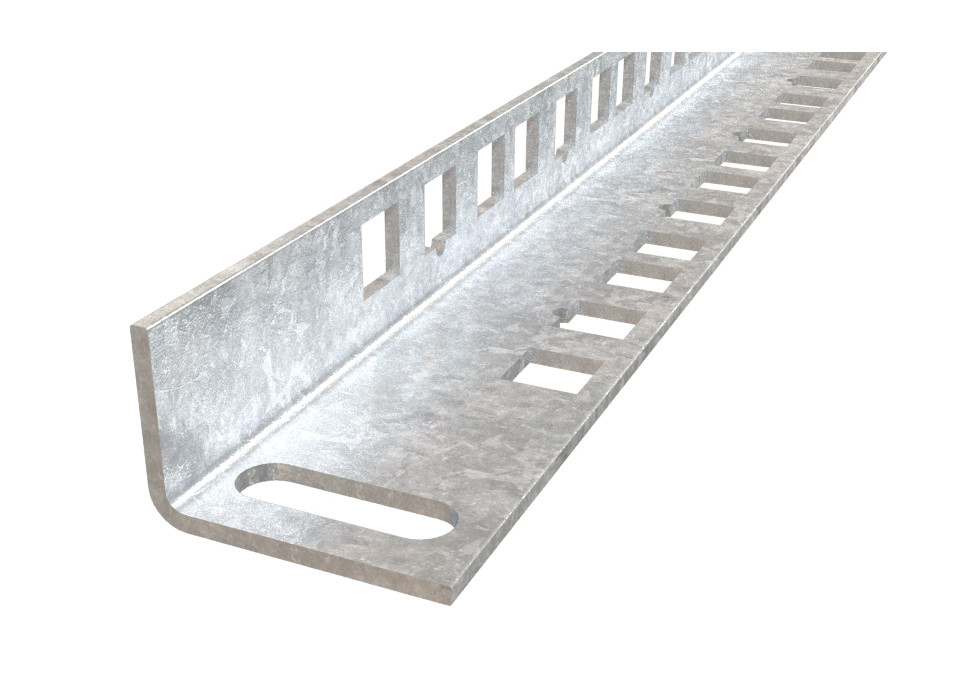 Монтажный профиль Hyperline высотой 9U, для шкафов TWB, оцинкованный CPR19-9U-ZN