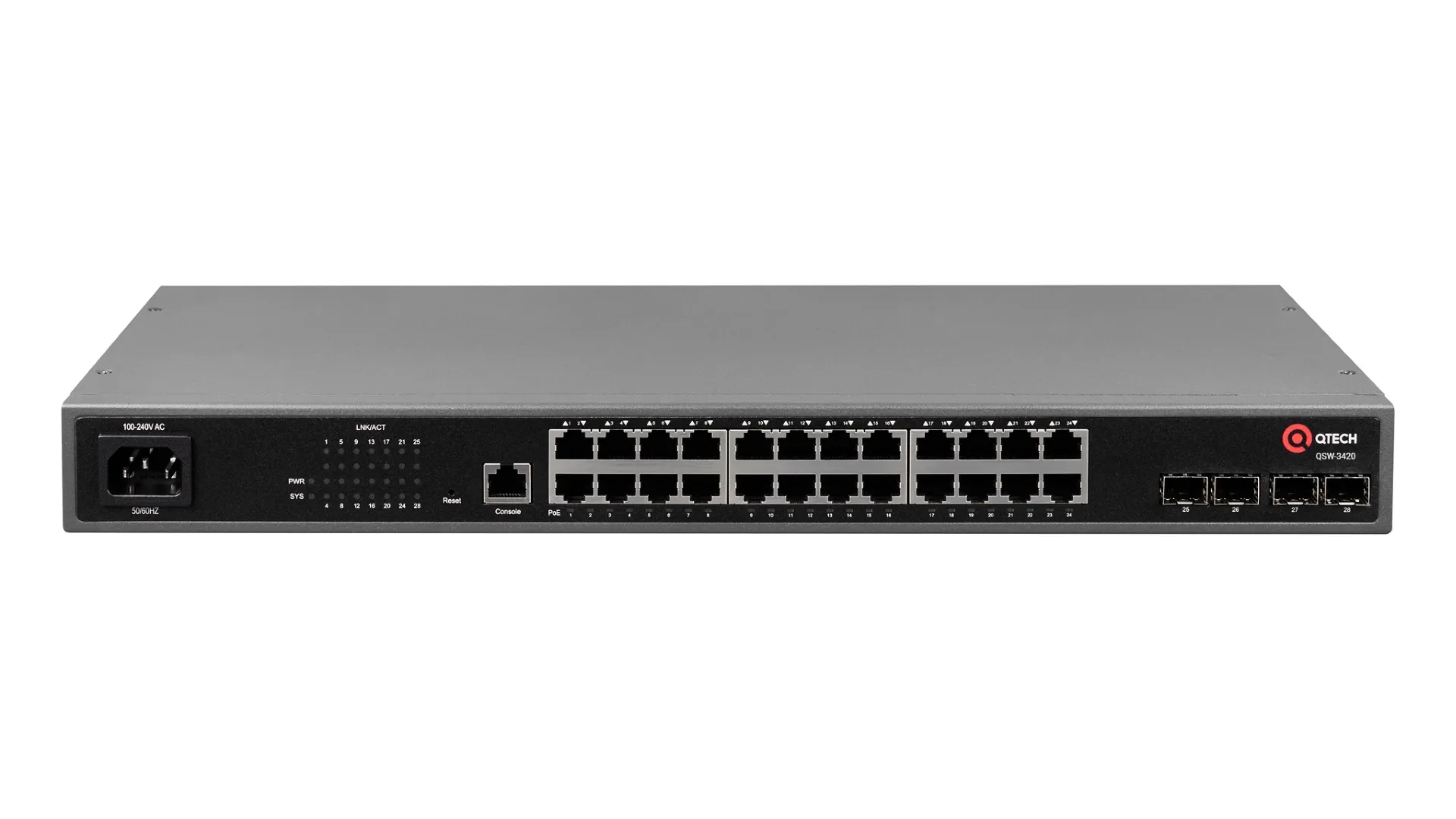 Коммутатор Qtech QSW-3420-28T-POE-AC