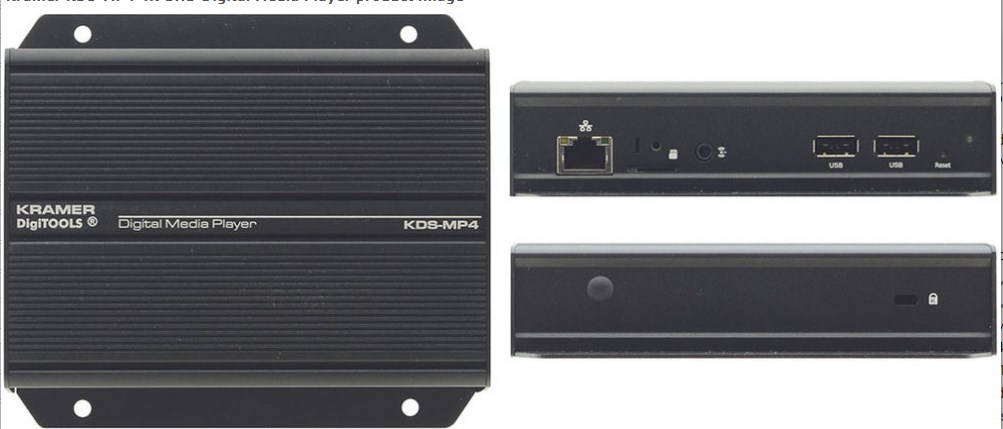 Медиаплеер Kramer KDS-MP4