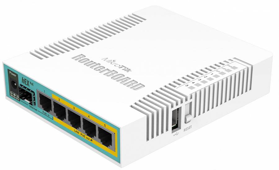 Маршрутизатор MikroTik hEX PoE RB960PGS