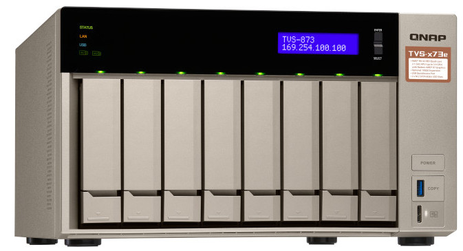 Сетевой накопитель QNAP TVS-873e-8G