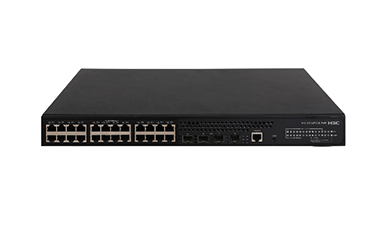 Коммутатор: H3C LS-5024PV3-EI-PWR-GL  Коммутатор Ethernet уровня 2 H3C S5024PV3-EI-PWR с 24 портами 10/100/1000BASE-T с поддержкой PoE+ (185 Вт от блока питания перем. тока) и 4 портами 1000BASE-X, (блок питания перем. тока)