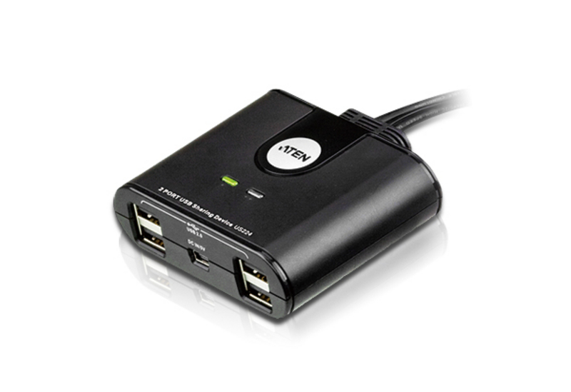 2-х портовый USB 2.0 коммутатор ATEN US224