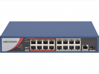  DS-3E0318P-E/M(B) - Неуправляемый PoE-коммутатор Hikvision 