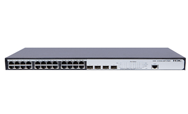 Коммутатор: H3C SMB-S1850-28P-PWR-GL 28-портовый коммутатор Gigabit Ethernet H3C S1850-28P-PWR (24 GE, 4 SFP, с поддержкой PoE, питание от перем. тока)