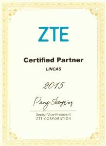 Наша компания является сертифицированным партнером ZTE
