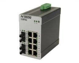 Red Lion 110FXE2-SC-80, Промышленный неуправляемый коммутатор Ethernet