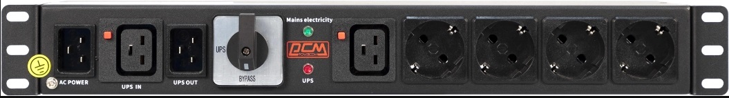 Механический переключатель Powercom MBS1605-1C19-4Schuko