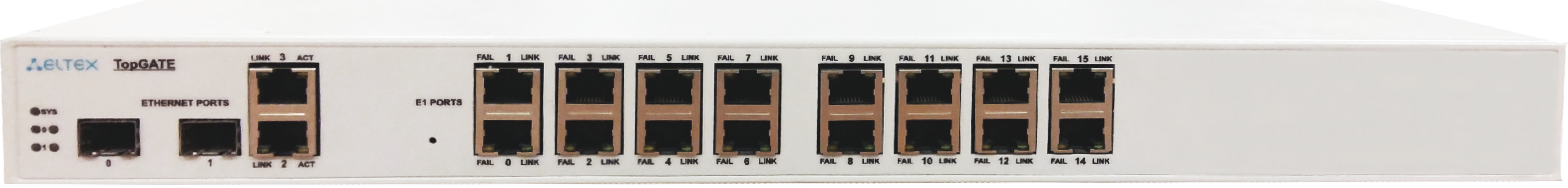 Оптический мультиплексор Eltex ToPGATE-16E1-2FG