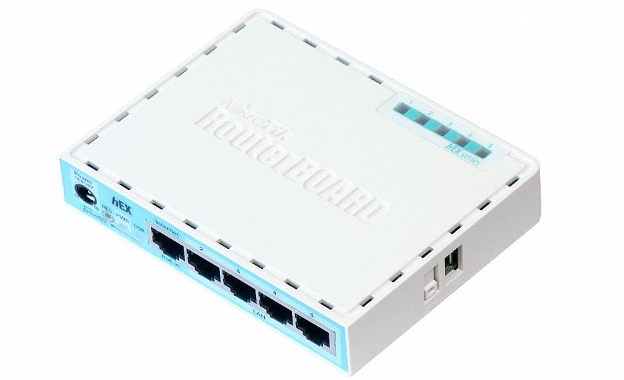 Маршрутизатор MikroTik hEX RB750Gr3