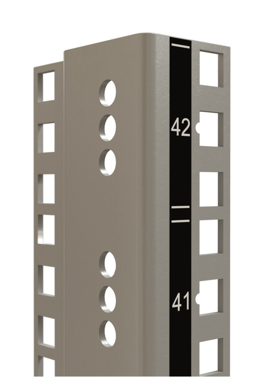 Монтажный профиль Hyperline CTRM19-22U-RAL7035