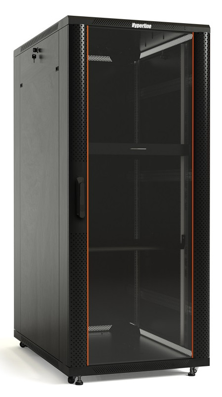 Шкаф напольный Hyperline 19* TTB-3261-AS-RAL9004