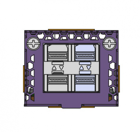 Универсальный интерфейсный модуль Extreme Networks VIM5 4x10GE SFP+  MACsec LRM