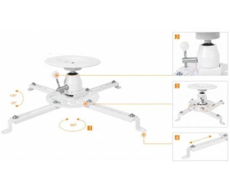 Потолочный кронштейн ScreenMedia PRB-16-04F