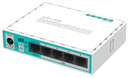 Маршрутизатор MikroTik hEX lite RB750r2