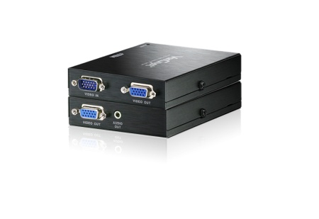 Удлинитель ATEN  VGA и Аудио по кабелю Cat 5 с функцией Deskew (1280х1024@300м) VE170Q