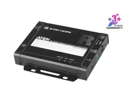 Приемник-масштабатор HDMI HDBaseT (4K@100м / 1080p@150м)  VE816R