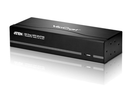 Разветвитель VGA и Аудио по кабелю Cat 5 4-портовый  VS1204T