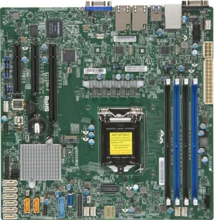 Серверная материнская плата SuperMicro X11SSH-F