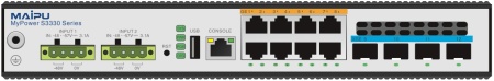Коммутатор Maipu S3330-12TXP-DC48