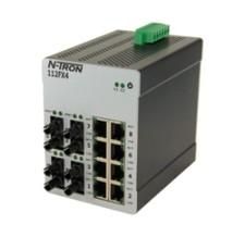 Red Lion 112FXE4-ST-40, Промышленный неуправляемый коммутатор Ethernet