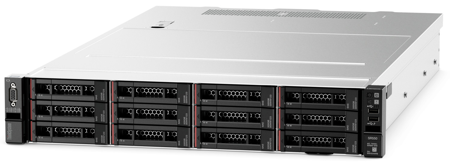 Сервер Lenovo ThinkSystem SR550 (7X04A0CEEA). Фиксированная комплектация сервера