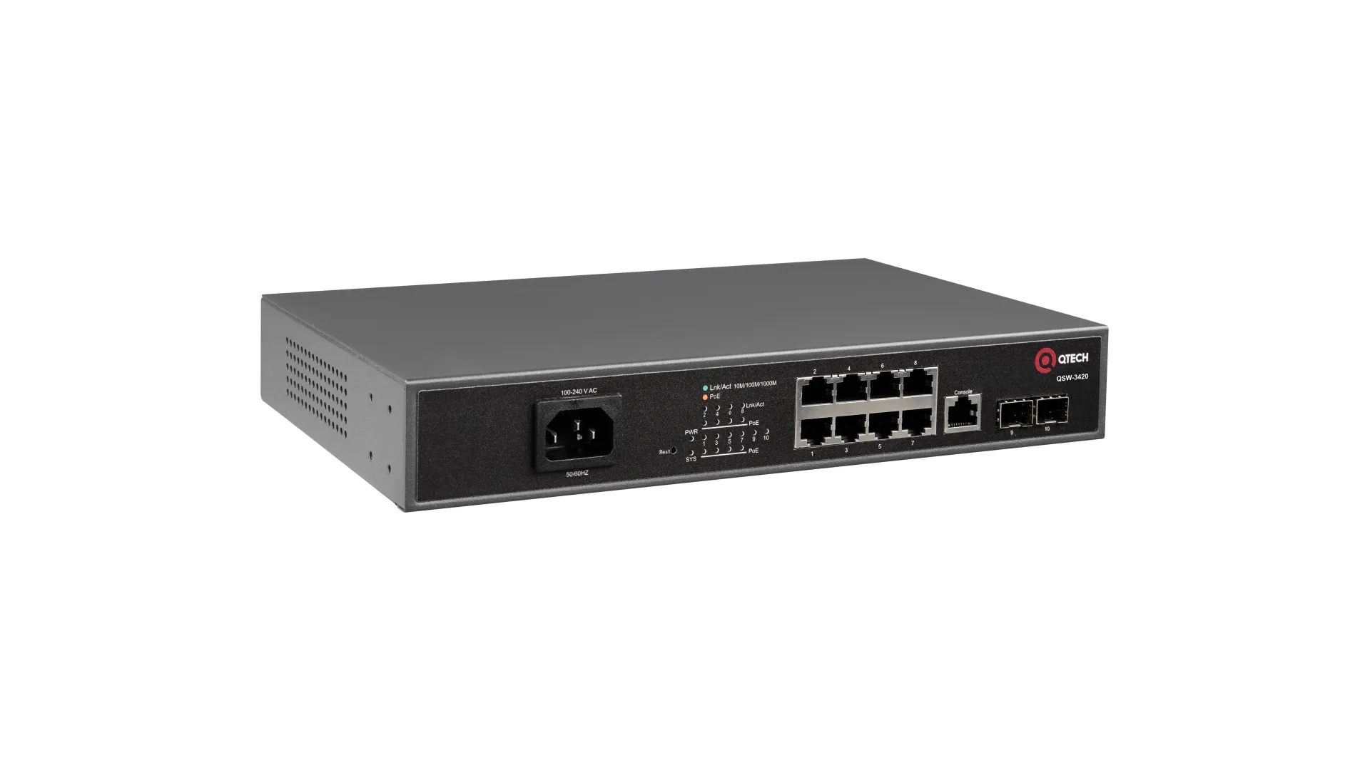 Коммутатор QSW-3420-10T-POE-AC