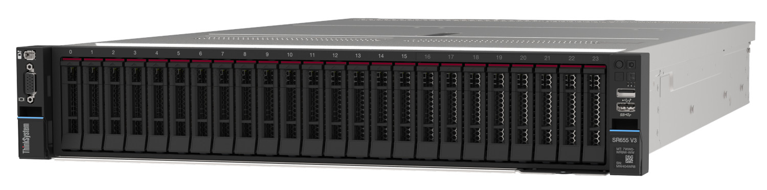 Сервер Lenovo ThinkSystem SR655 V3 (7D9EA00PEA). Фиксированная комплектация сервера