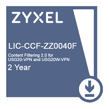 Лицензия ZYXEL LIC-CCF-ZZ0040F, 2 YR Content Filtering 2.0 for USG20-VPN and USG20W-VPN