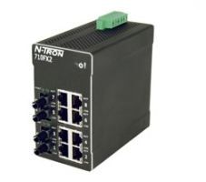 Red Lion 710FXE2-ST-80, Промышленный управляемый коммутатор Ethernet