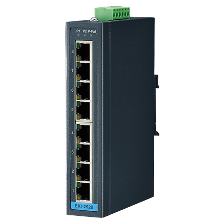 Advantech EKI-2528-BE, Industrial Un-Managed Ethernet Switch