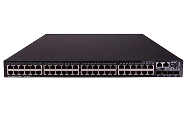 Коммутатор: H3C LS-5560X-54C-PWR-EI-GL Коммутатор Ethernet уровня 3 H3C S5560X-54C-PWR-EI с 48 портами 10/100/1000BASE-T, 4 портами SFP+ 10G/1G BASE-X и 1 слотом расширения, с поддержкой PoE, без блока питания