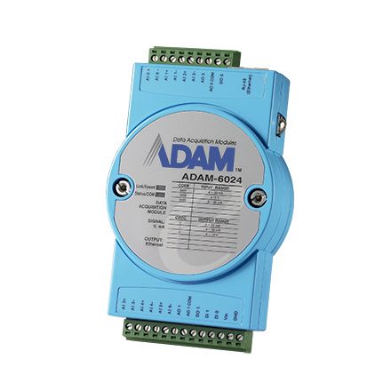 Advantech ADAM-6024-D, Модуль ввода-вывода Modbus/TCP