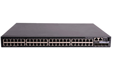 Коммутатор: H3C LS-5130S-52S-HI-GL Коммутатор Ethernet H3C S5130S-52S-HI с 48 портами 10/100/1000BASE-T и 4 портами SFP+ 1G/10G BASE-X, два слота для блоков питания