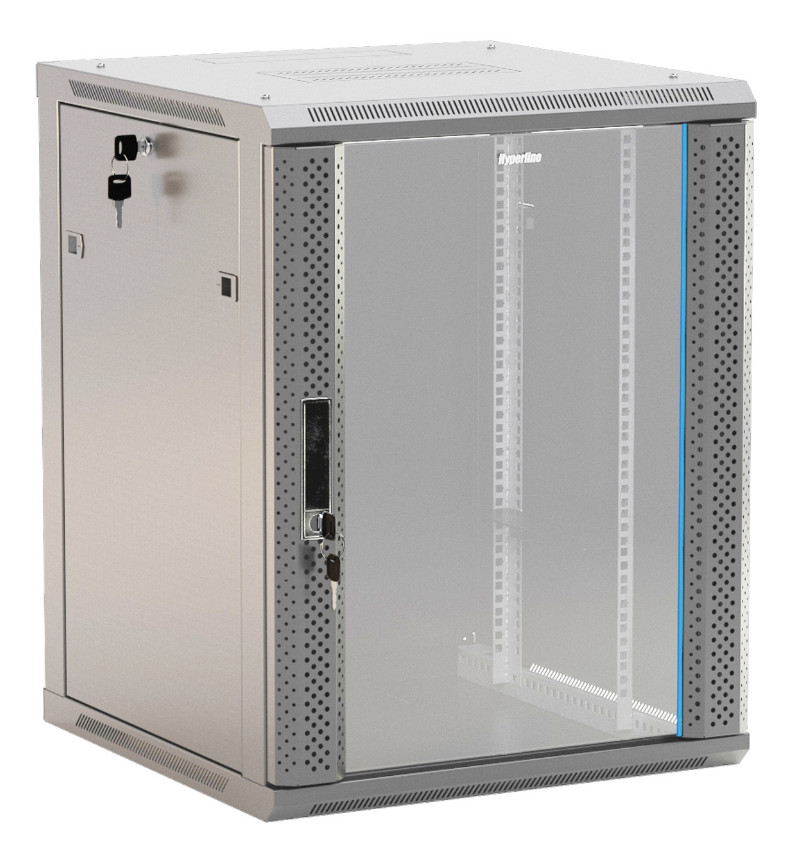 Шкаф настенный Hyperline 19* TWB-2745-GP-RAL7035