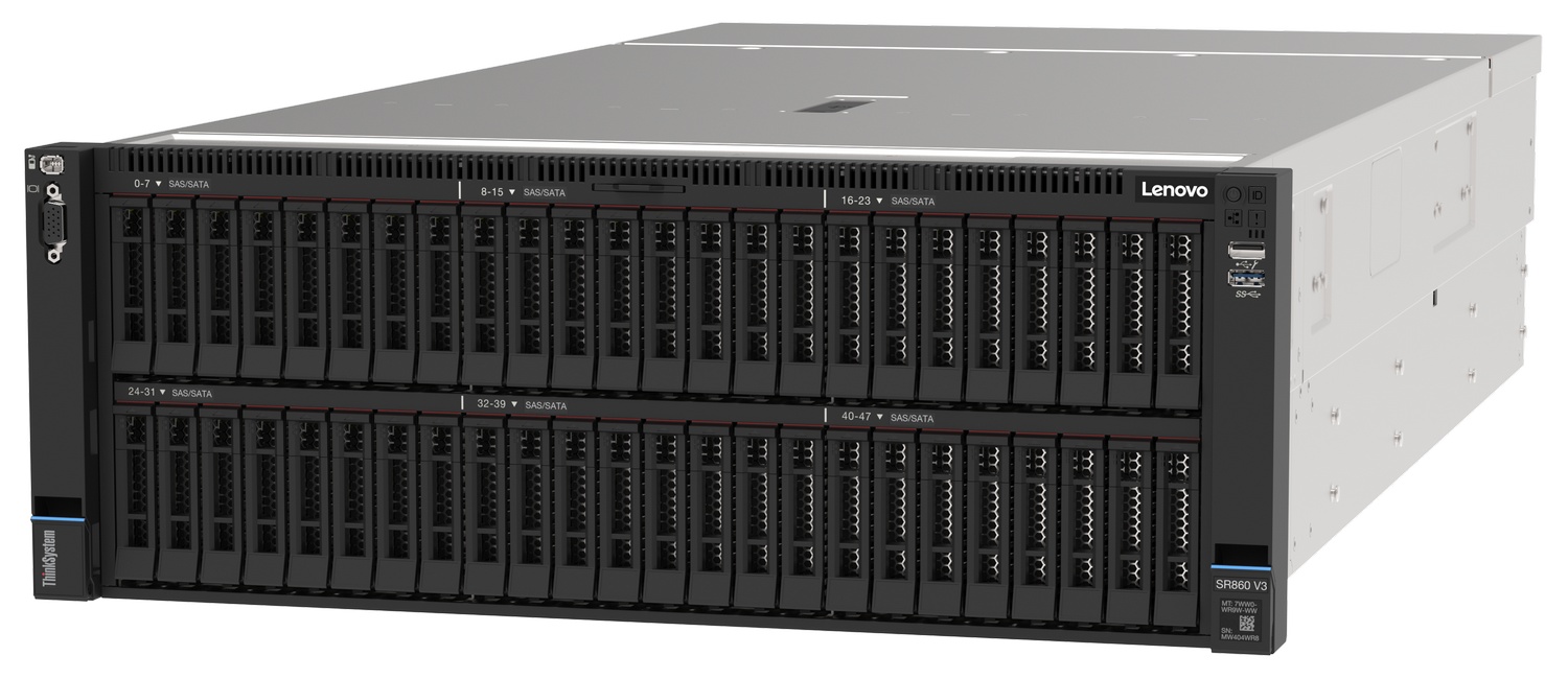 Сервер Lenovo ThinkSystem SR860 V3 (7D93CTOHWW). Конфигурируемая комплектация сервера
