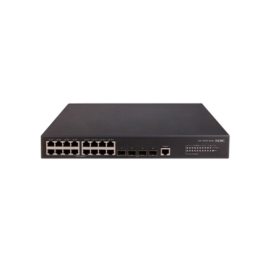 Коммутатор: H3C LS-5130S-20P-PWR-EI-GL Коммутатор Ethernet уровня 2 H3C S5130S-20P-PWR-EI с 16 портами 10/100/1000BASE-T с поддержкой PoE+ (185 Вт от блока питания перем. тока) и 4 портами SFP 1000BASE-X, (блок питания перем. тока)