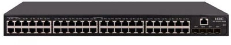 Коммутатор: H3C LS-5130S-52F-EI-GL Коммутатор Ethernet уровня 2 H3C S5130S-52F-EI с 48 портами SFP 100/1000 BASE-X, 2 совмещенными портами GE и 4 портами SFP+ 1G/10G BASE-X