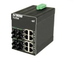 Red Lion 712FX4-SC, Промышленный управляемый коммутатор Ethernet