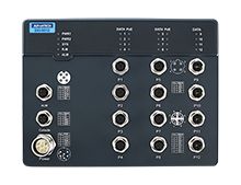 Advantech EKI-9512E-4GMPX-AE, Промышленный PoE коммунтатор
