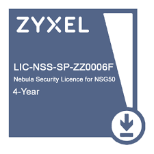 Лицензия ZYXEL LIC-NSS-SP-ZZ0006F 4 Year Nebula Security Pack (SP) for NSG50