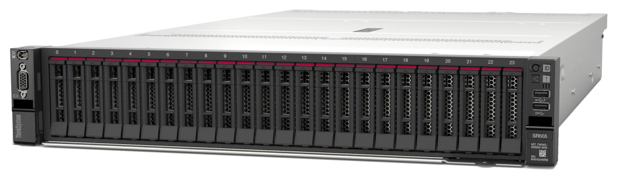 Сервер Lenovo ThinkSystem SR665 (7D2VA04LEA). Фиксированная комплектация сервера